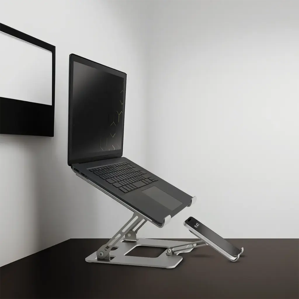 Porodo Smart Folding Multi-Device Stand - HS09 PD-HSM09-SL