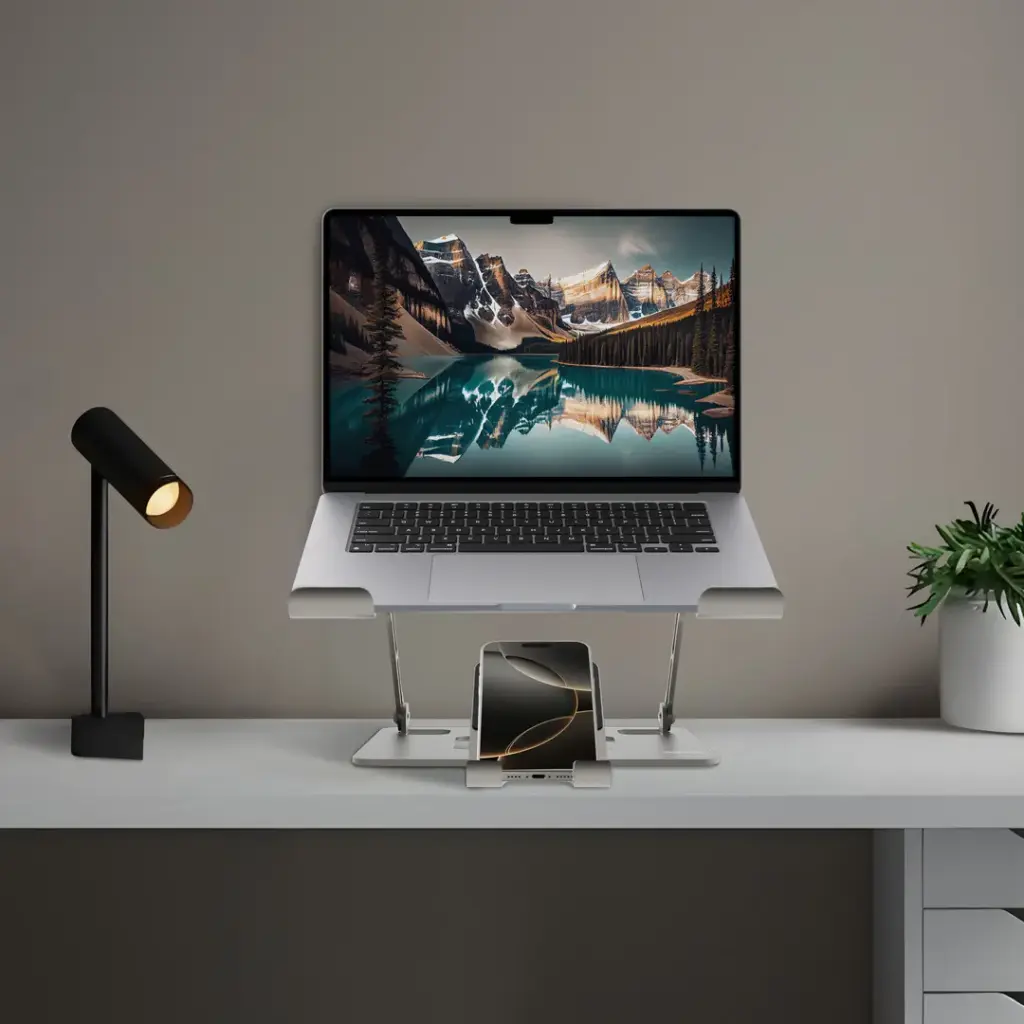 Porodo Smart Folding Multi-Device Stand - HS09 PD-HSM09-SL