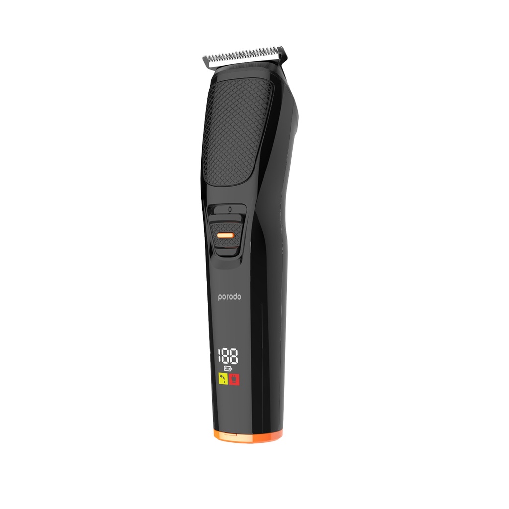 Porodo Multi-Purpose Beard Trimmer Smooth Seamless Shave 120 Mins Ergonomic 600Mah PD-LSR6N1GK-BK