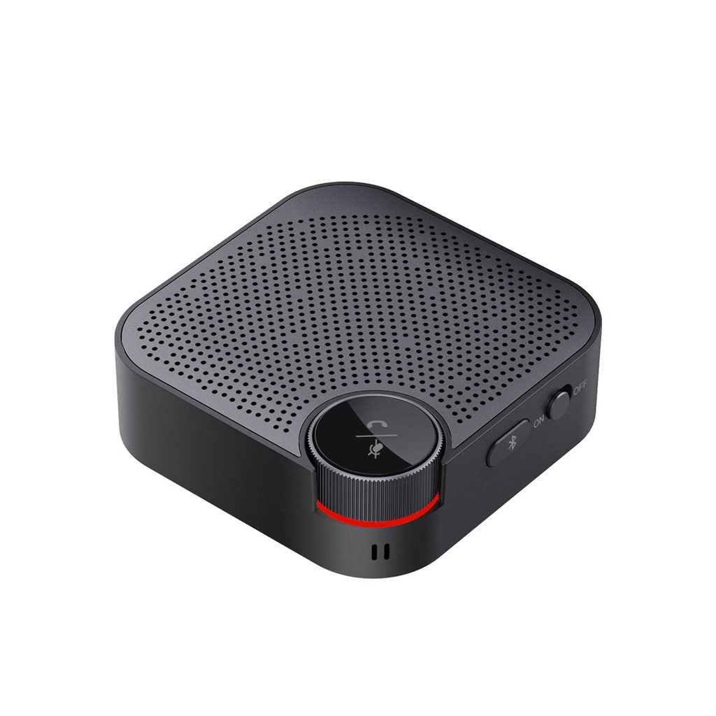 Porodo Wireless Conference Speaker Omni Directional Audio Pick up 3M Plug and Play 800Mah V5.3 7 Hours PD-BCNFS-BK.