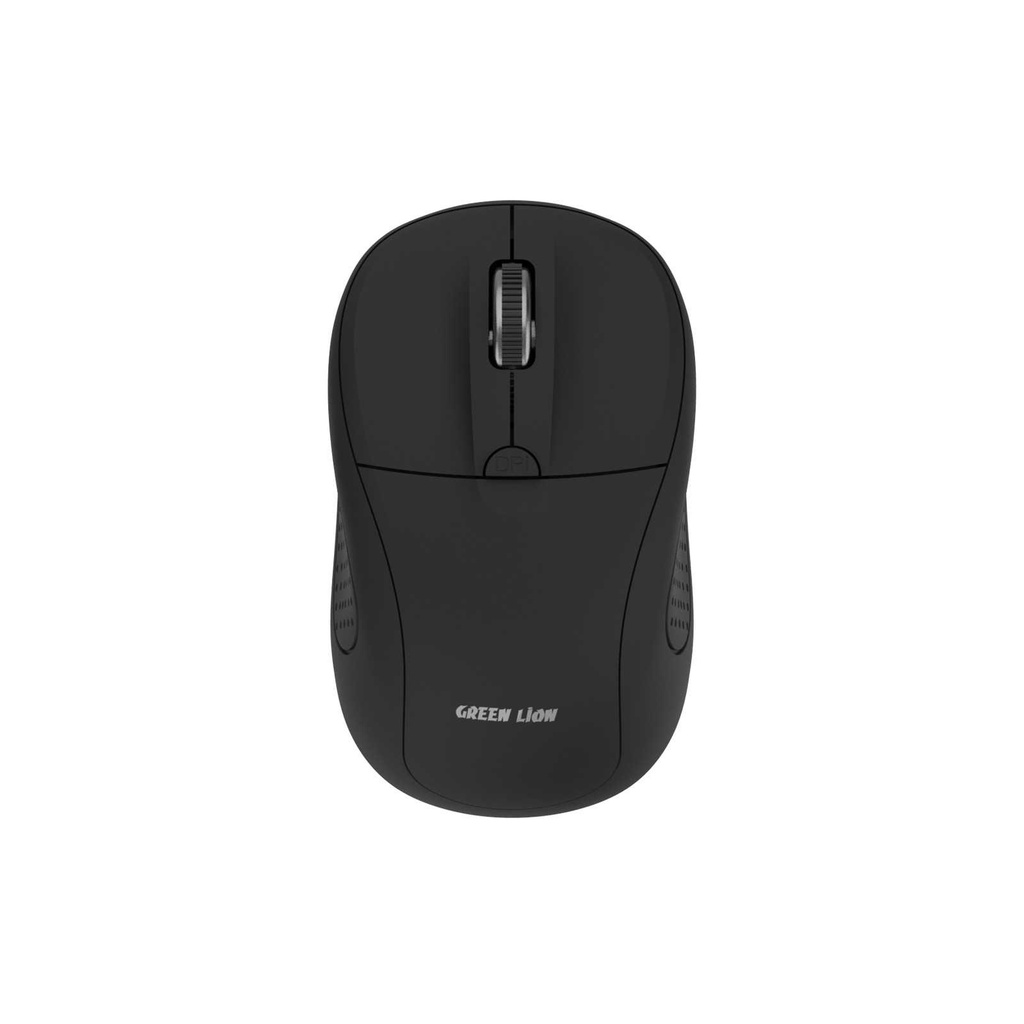 Green Lion G200 Wireless Mouse - Gray 2AAA 10M 2.4Ghz 1600 DPi GNM200BK