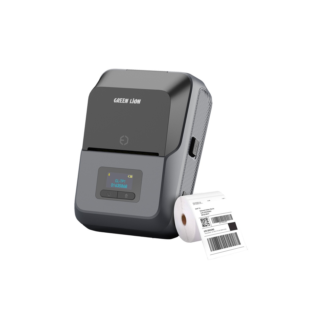 Green Lion Thermal Printer 15-50MM 203 DPI Printing Resolution Bulk Ink Bluetooth Connection Type-C GNTHPRINTGY