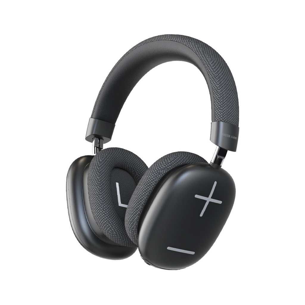 Green Lion Echo Max Headphone Clear Sound Zero Noise V5.3 48 Working Hours 10M 102Dbz 20khz 500Mah Aux support GNECOMAXHPBK