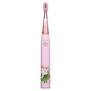 Green Lion Kids Electric Toothbrush with 3 Function Modes, 60 Days Working Time, Food-Grade Bristles, Waterproof, Shining Lights, 500mAh Battery Capacity, Pink Blue—GNKDSELTBRPK