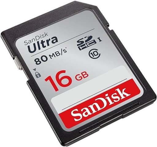 SanDisk Ultra SDHC16GB UHS-I Memory Card up to 80MB/s (SDSDUNC-016G-GN6IN)