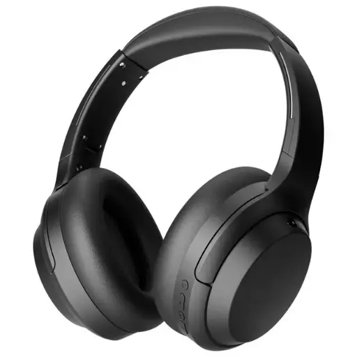Porodo Soundtec Hush Wireless Over-Ear ANC Headphone - Black HEADPHONE PD-STWLEP012-BK 5.3 TYPE C Charging