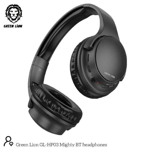 Green Lion Comfort Plus Headphone GL-HP04 with BT-5.3 Aux TF Card 18 hours playtime 10 meters 200 mah