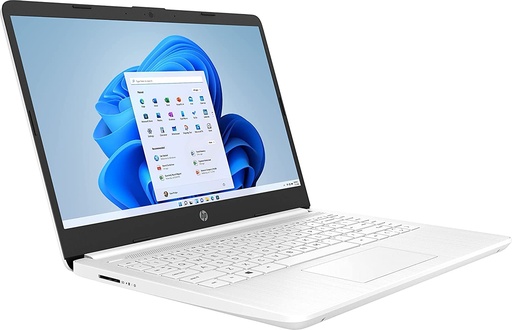 HP 14S Intel Celeron DDR4 8GB RAM 256GB SSD 14" HD Display White 14'' FHD Display