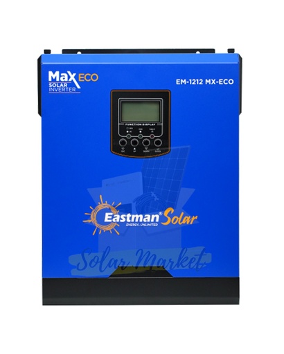 Eastman Solar Energy Unlimited MaxECO Solar Inverter EM-1212 MX-ECO Solar Off Grid Inverter Eco Hybrid Solar Inverter 1.2KVA MPPT SOLAR INVERTER