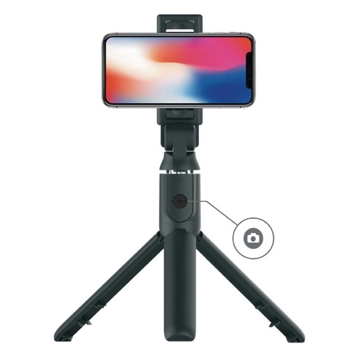 Porodo Selfie Stick with Tripod Detachable Remote Shutter PD-UBTSV3-BK Specifications  Batteries: 1 Lithium ion batteries required. (included) Bluetooth Version: 5.0 Yes Compatibility: Mobile Phone ‎19.6 x 3.8 x 5 cm Weight: 145 Grams Color: Black