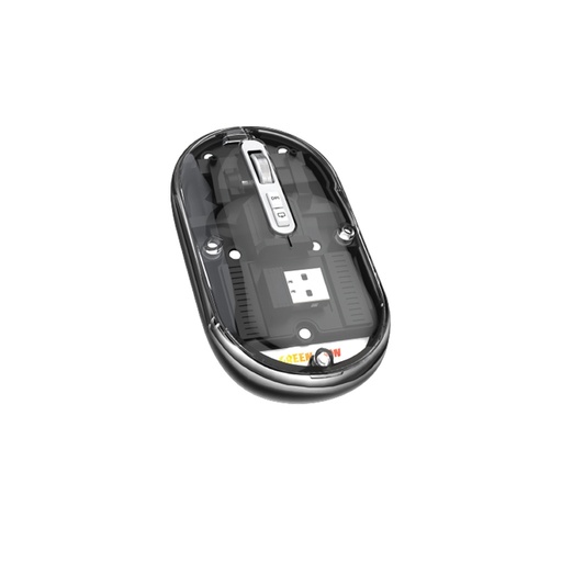 Green Lion Transparent Bluetooth Mouse Invisible Click Power 1600DPI 10M GL-RM6 300Mah GNTRMSELITEBK