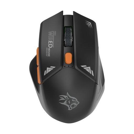 Porodo Gaming Wireless Mouse Gaming Design DPI 1600 2.4G Black PDX323-BK Nano USB