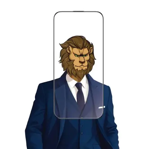 Green Lion Sir Louis 3D Curved Advanced Round Edge Glass for iPhone 15 Pro Max with Anti-Fingerprint Coating, Anti Scratch, Crystal Clear, Highly Responsive, Bubble Free, Grease Resistance - Clear GN3DCRDGL15PCL