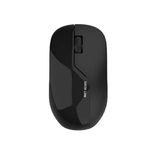 Green Lion G730 Wireless Mouse, ABS Material, 400mAh Battery Capacity, 3 Key Numbers, 1200 DPI Resolution, Compatible with Windows XP, Vista, 7, 8, 10, Mac, 30 cm Rechargeable Cable Length, Black GNREWIRMUSEBK