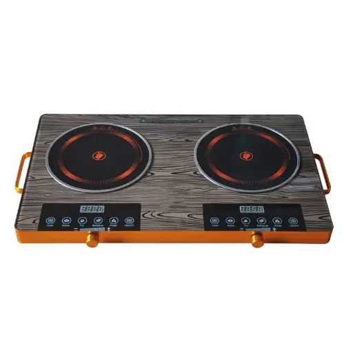 Hoffmans Double Infrared Cooker with Multifunction Ports 5000w hm-9099 German Technology