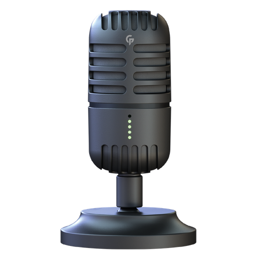 Porodo Gaming Condenser Cardoid Microphone with Fixed Stand – Studio Quality Rotating Angle PDX518